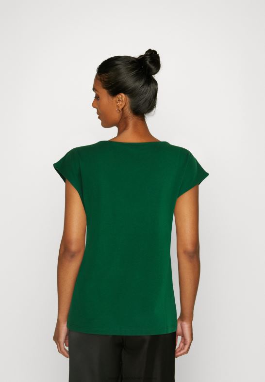 basic t-shirt mörkgrön Anna Field 42BF6326 kvinnor