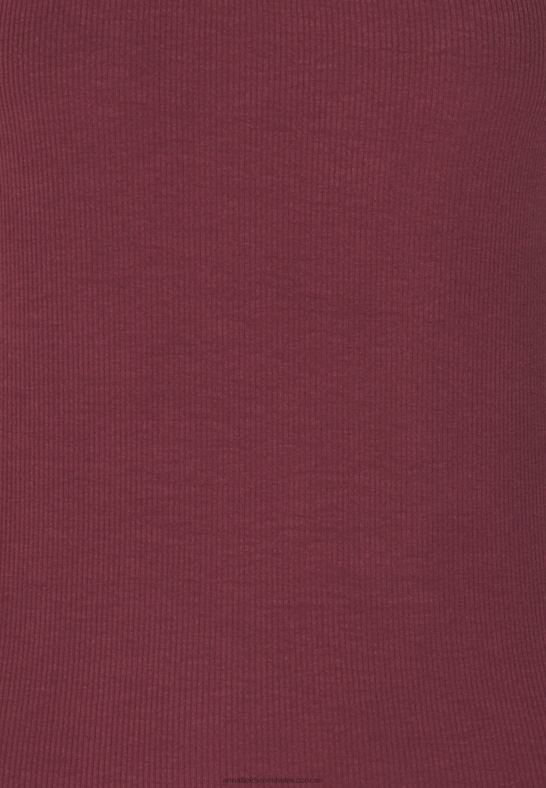 basic t-shirt mörkröd Anna Field 42BF6310 kvinnor