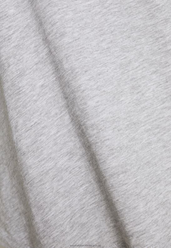 basic t-shirt melerad ljusgrå/blå Anna Field 42BF6334 kvinnor