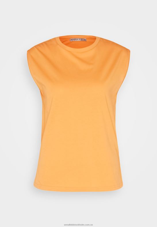 grundläggande t-shirt orange Anna Field 42BF6365 kvinnor