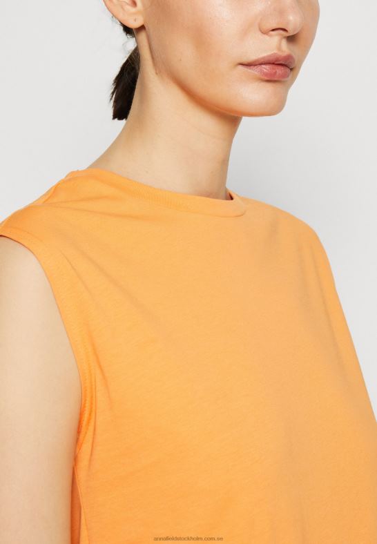 grundläggande t-shirt orange Anna Field 42BF6365 kvinnor