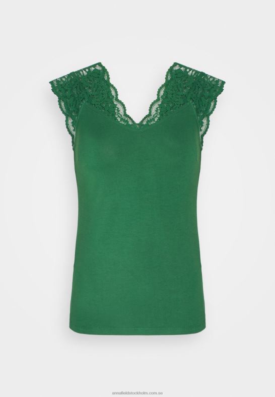 tryck t-shirt mörkgrön Anna Field 42BF6302 kvinnor
