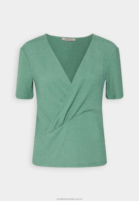 tryck t-shirt mörkgrön Anna Field 42BF6359 kvinnor