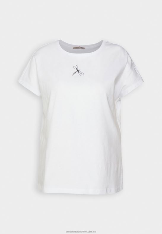 tryck t-shirt vit Anna Field 42BF6299 kvinnor