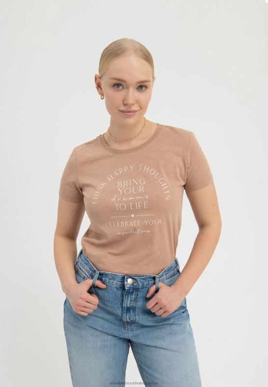 väck dina drömmar till liv med tryckt t-shirt brun Anna Field 42BF6321 kvinnor