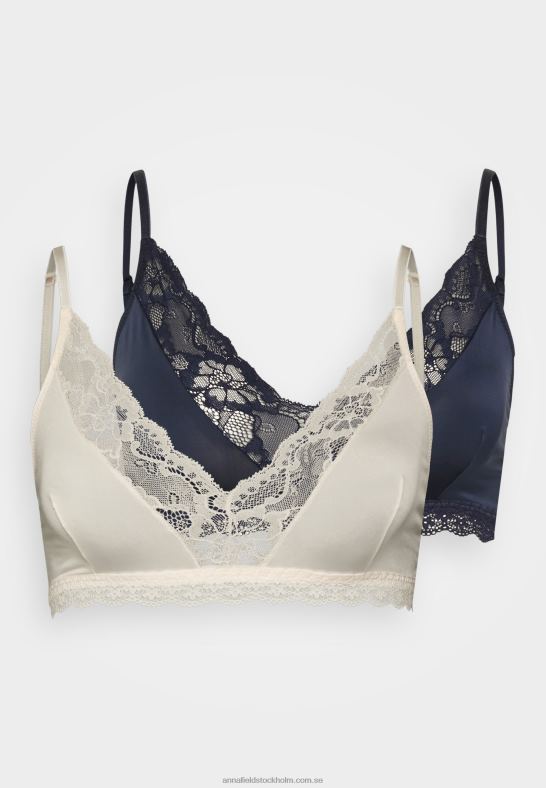 2-pack triangel-bh rosa/blå Anna Field 42BF6939 kvinnor