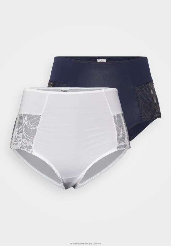 2-pack trosor mörkblå/vit Anna Field 42BF61002 kvinnor