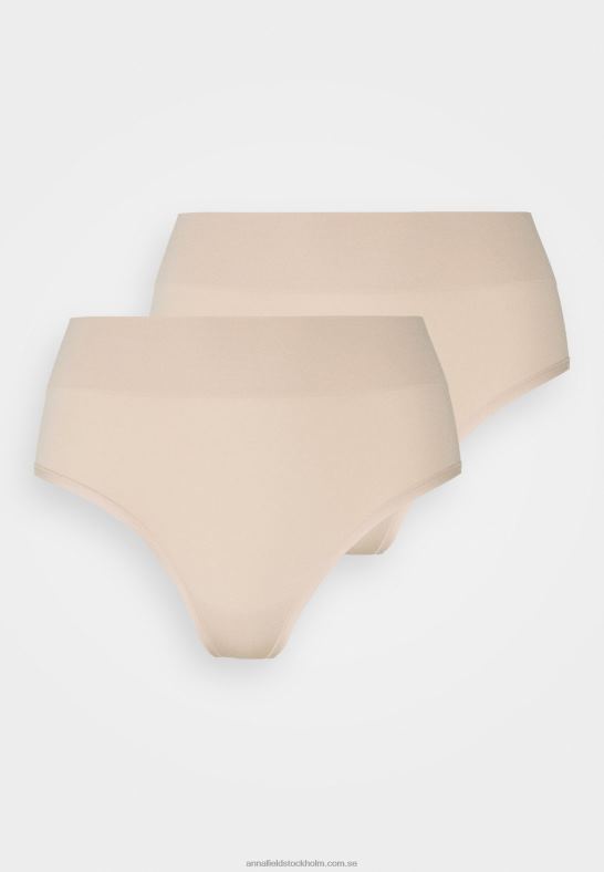 2pp hög midja stringtrosa beige Anna Field 42BF61015 kvinnor