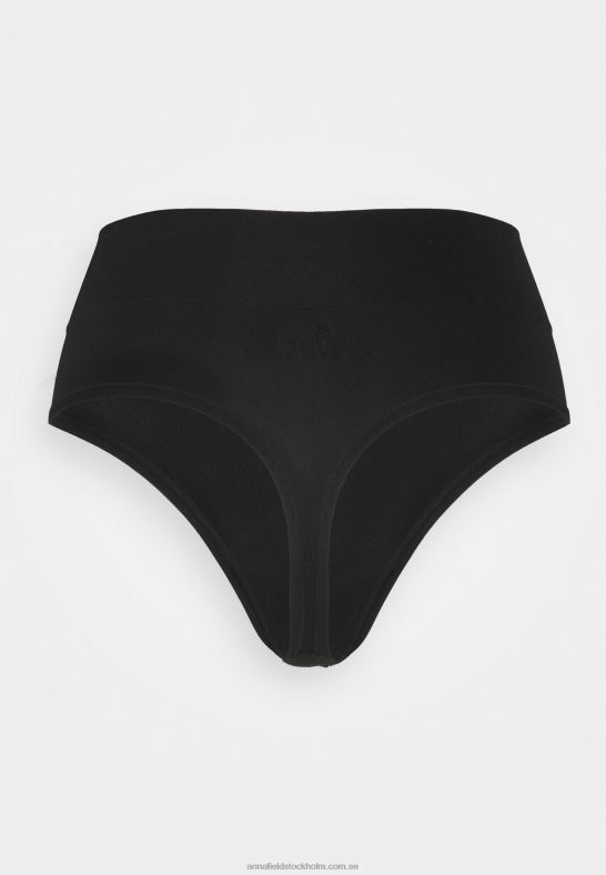 2pp hög midja stringtrosa svart Anna Field 42BF61012 kvinnor