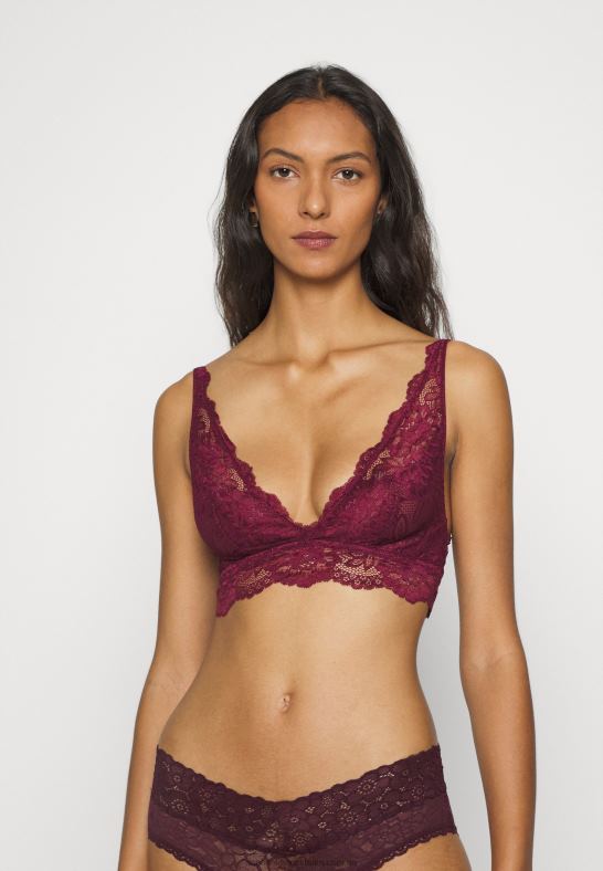 3pp bralette bustier svart/beige/mörkröd Anna Field 42BF6936 kvinnor