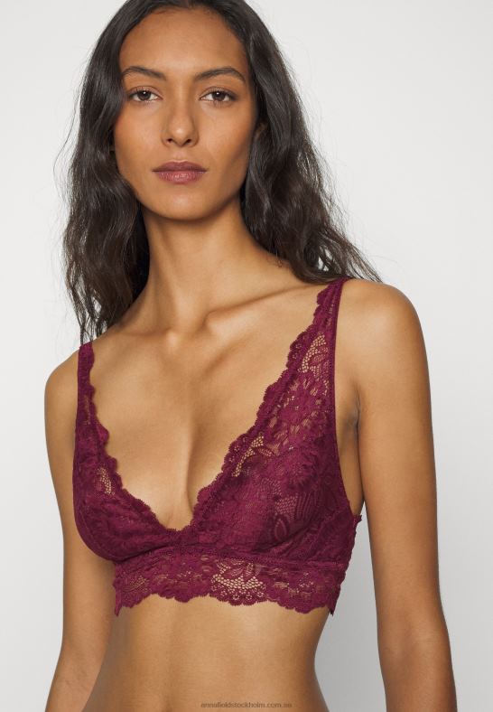 3pp bralette bustier svart/beige/mörkröd Anna Field 42BF6936 kvinnor