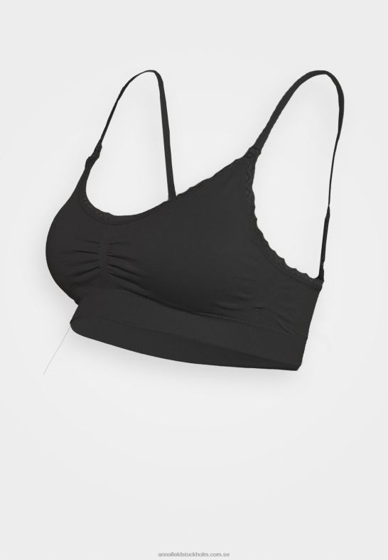 mamma sömlös bh 2-pack bustier grå/svart Anna Field 42BF6952 kvinnor