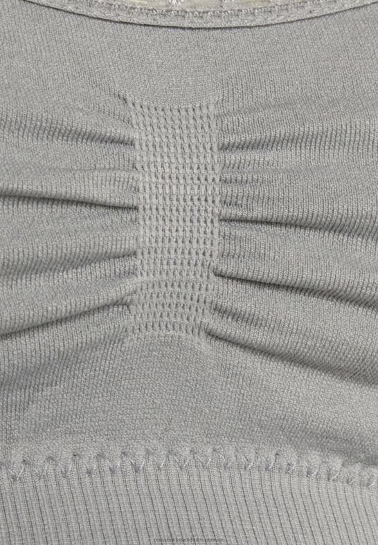 mamma sömlös bh 2-pack bustier grå/svart Anna Field 42BF6952 kvinnor