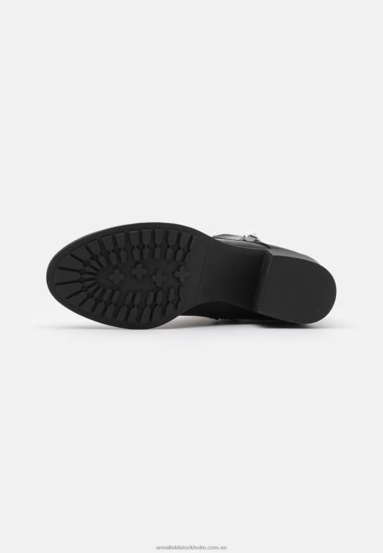ankelboots med snörning svarta Anna Field 42BF62040 kvinnor