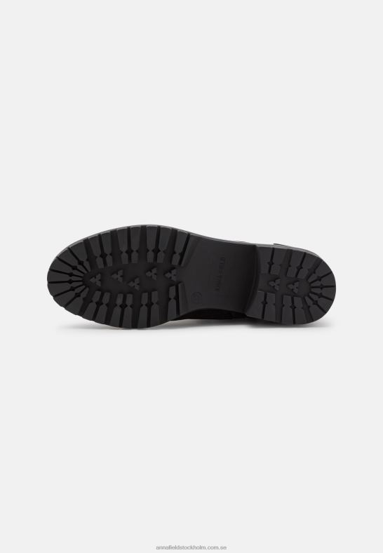 ankelboots med snörning svarta Anna Field 42BF62045 kvinnor