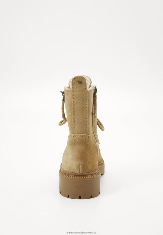 beige stövlar med snörning Anna Field 42BF62028 kvinnor