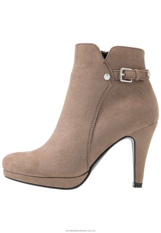 högklackade ankelboots i taupe Anna Field 42BF61987 kvinnor