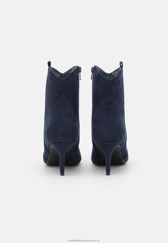högklackade ankelboots mörkblå Anna Field 42BF62047 kvinnor
