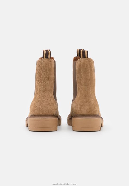 klassiska stövlar i läder beige Anna Field 42BF61946 kvinnor