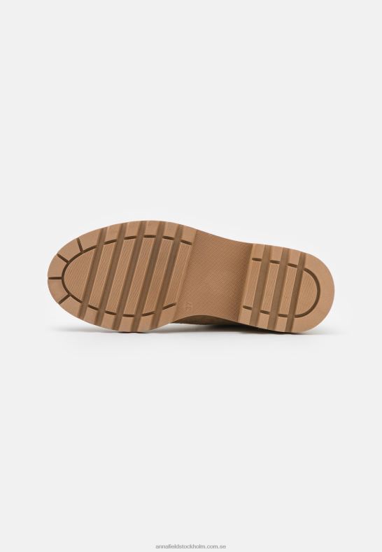 klassiska stövlar i läder beige Anna Field 42BF61946 kvinnor