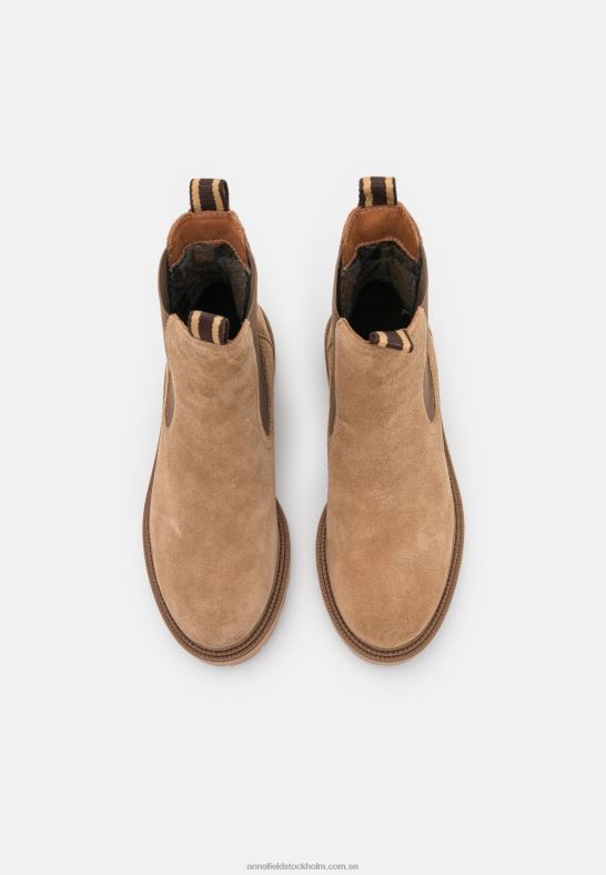klassiska stövlar i läder beige Anna Field 42BF61946 kvinnor