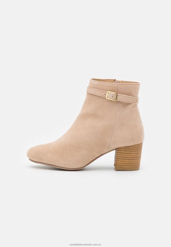 klassiska stövlar i läder beige Anna Field 42BF61962 kvinnor