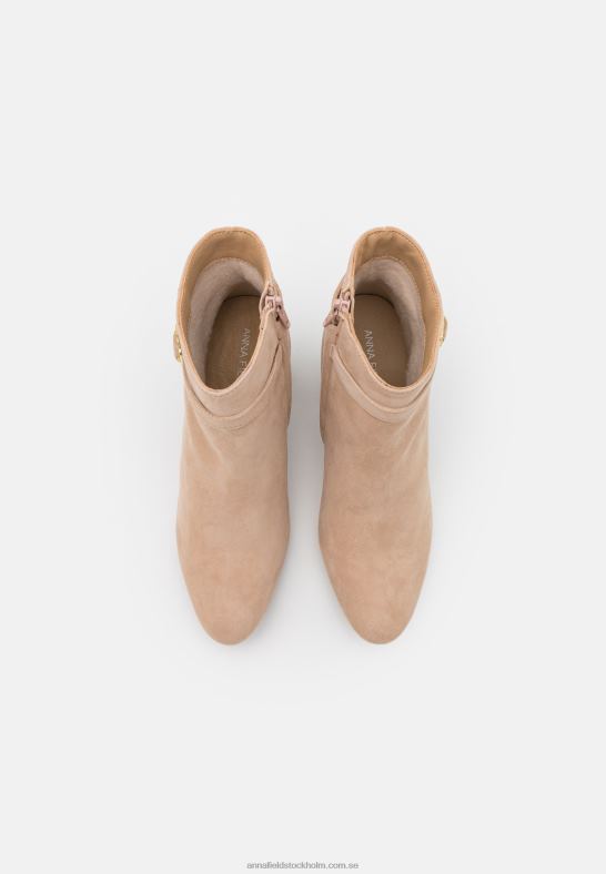 klassiska stövlar i läder beige Anna Field 42BF61962 kvinnor
