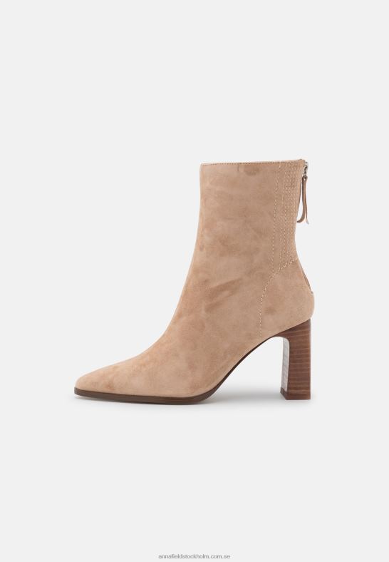 klassiska stövlar i läder beige Anna Field 42BF61986 kvinnor