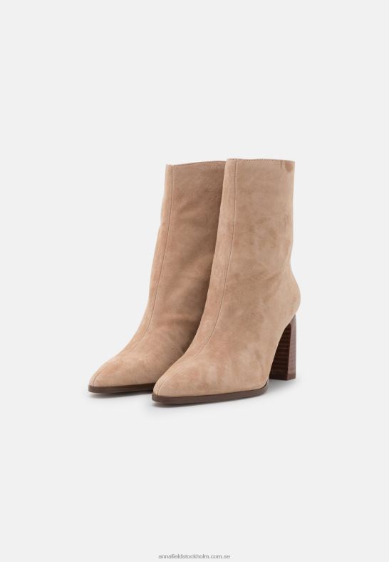 klassiska stövlar i läder beige Anna Field 42BF61986 kvinnor