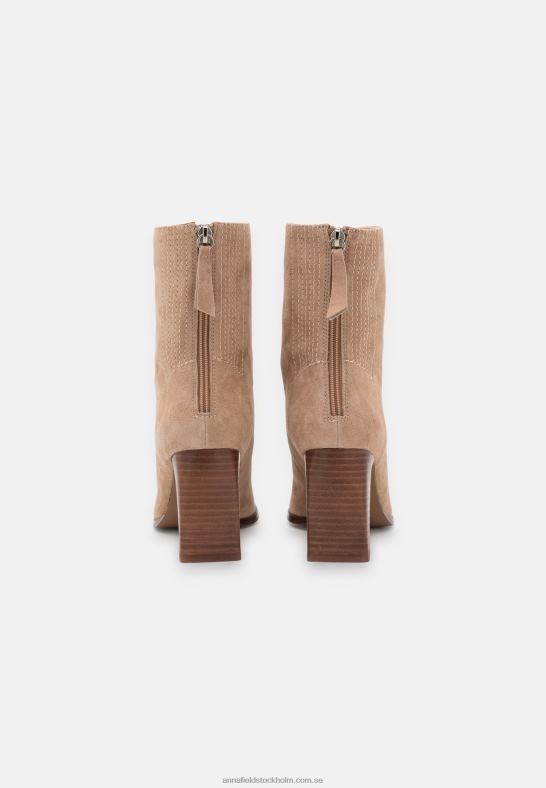 klassiska stövlar i läder beige Anna Field 42BF61986 kvinnor
