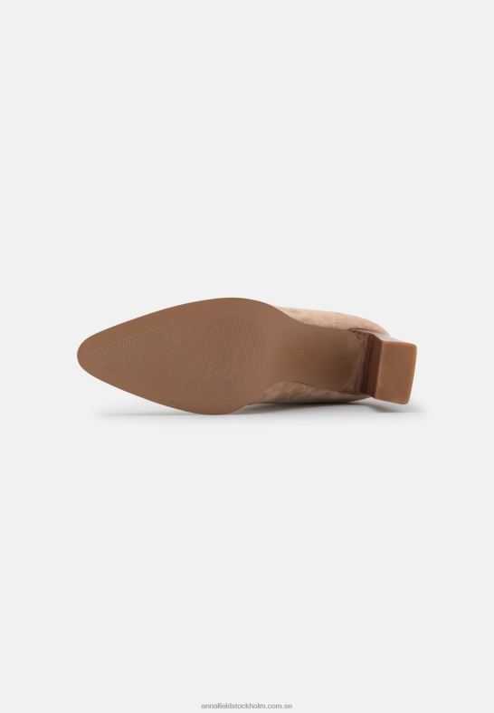klassiska stövlar i läder beige Anna Field 42BF61986 kvinnor
