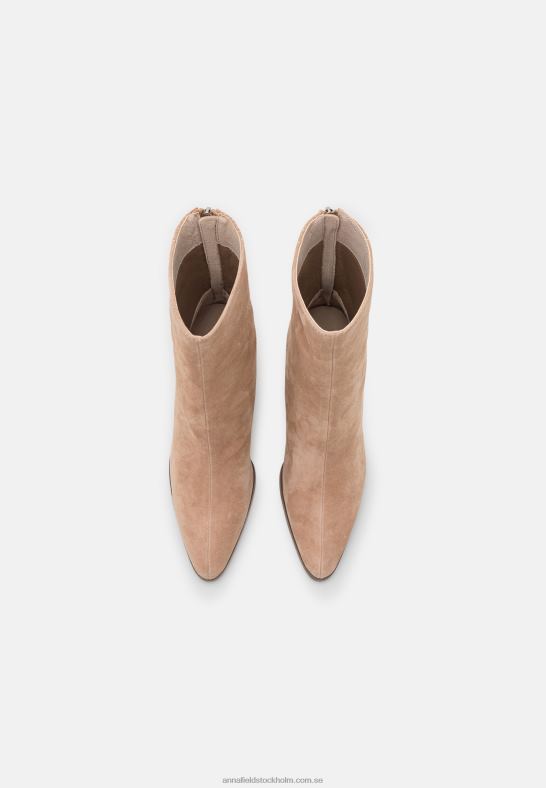 klassiska stövlar i läder beige Anna Field 42BF61986 kvinnor
