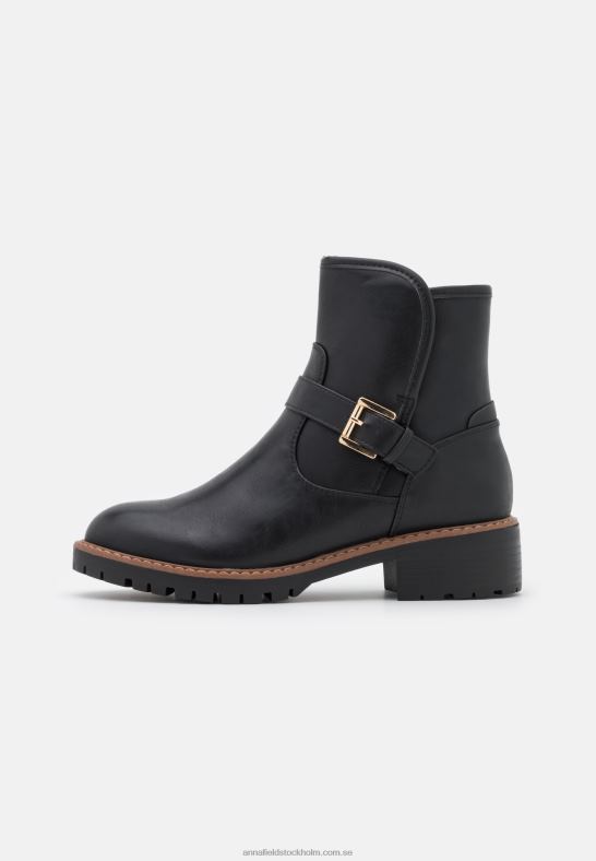 komfort vinterkänga klassiska ankelboots svart Anna Field 42BF62001 kvinnor