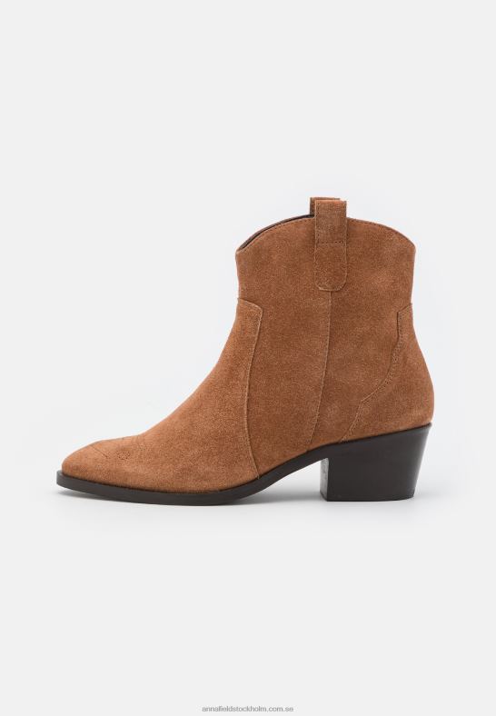 läder cowboy/biker ankel boot cognac Anna Field 42BF62049 kvinnor