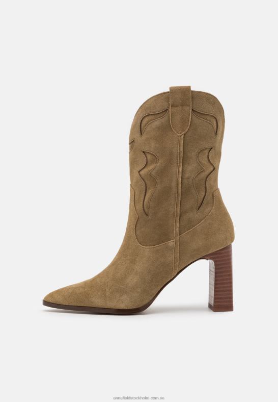 läder cowboy/biker ankel boot khaki Anna Field 42BF62051 kvinnor