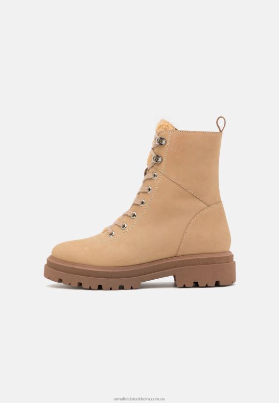 plattformsstövlar i läder beige Anna Field 42BF62034 kvinnor