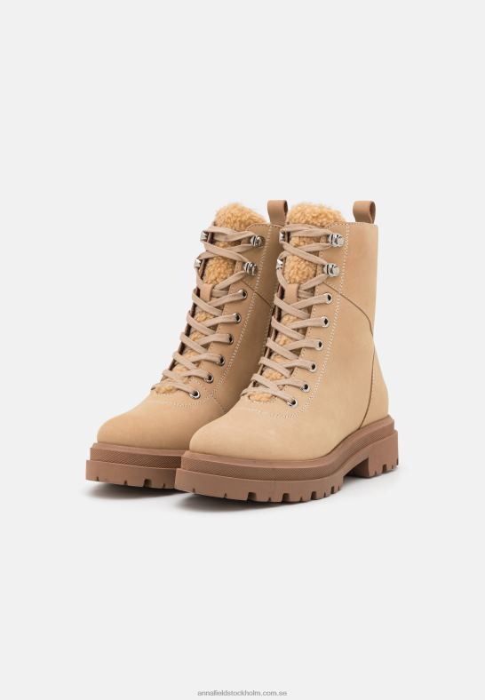 plattformsstövlar i läder beige Anna Field 42BF62034 kvinnor