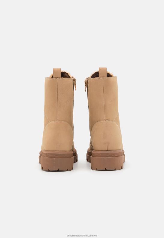 plattformsstövlar i läder beige Anna Field 42BF62034 kvinnor
