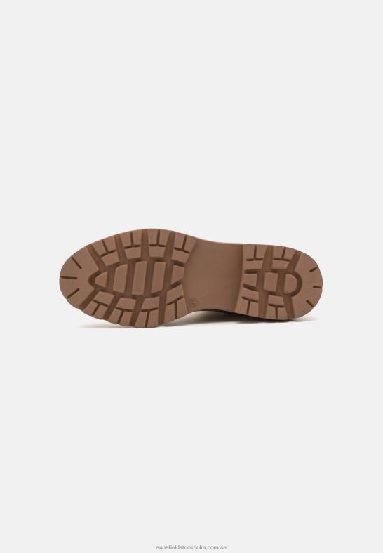 plattformsstövlar i läder beige Anna Field 42BF62034 kvinnor