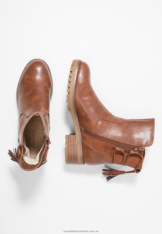 vinterkänga klassiska ankelboots konjak Anna Field 42BF61996 kvinnor