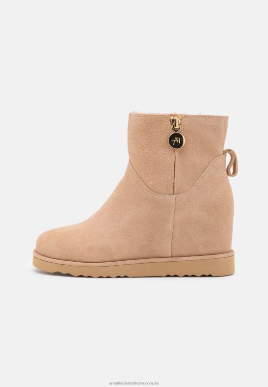 vinterkängor i läder beige Anna Field 42BF61932 kvinnor