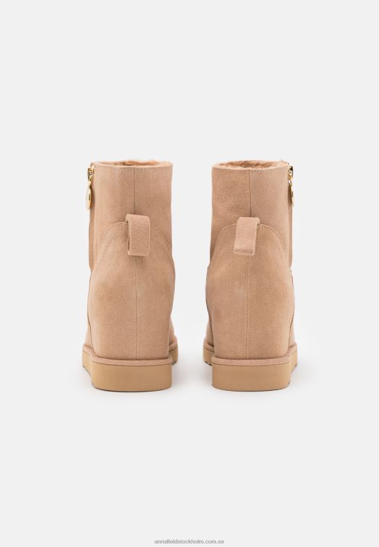 vinterkängor i läder beige Anna Field 42BF61932 kvinnor