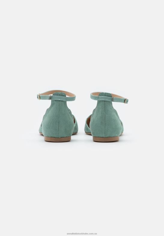 ankelband balett pumps mint Anna Field 42BF62161 kvinnor