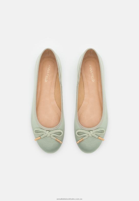 balett pumps grön Anna Field 42BF62149 kvinnor