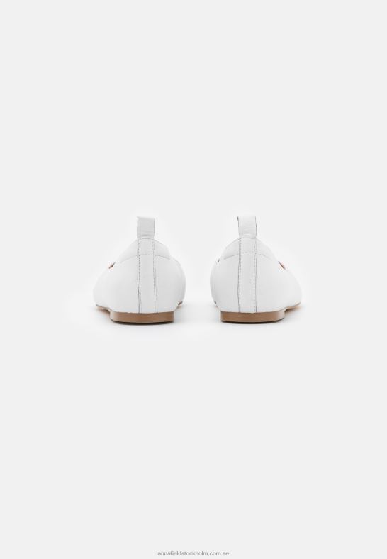 läder komfort balett pumps vit Anna Field 42BF62100 kvinnor