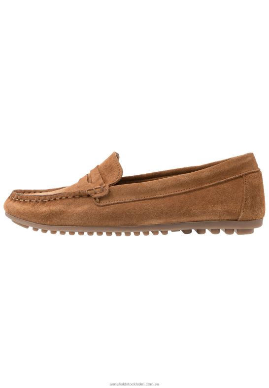 läder mockasin cognac Anna Field 42BF61858 kvinnor