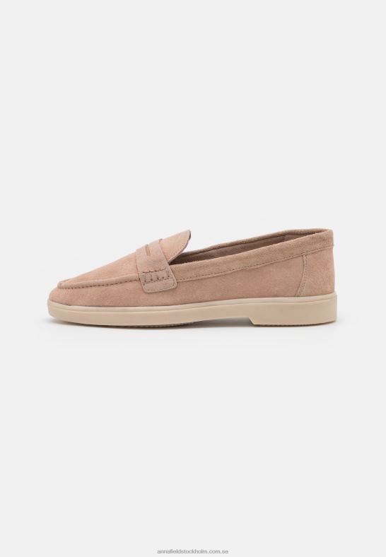 läder slip-ons beige Anna Field 42BF61779 kvinnor