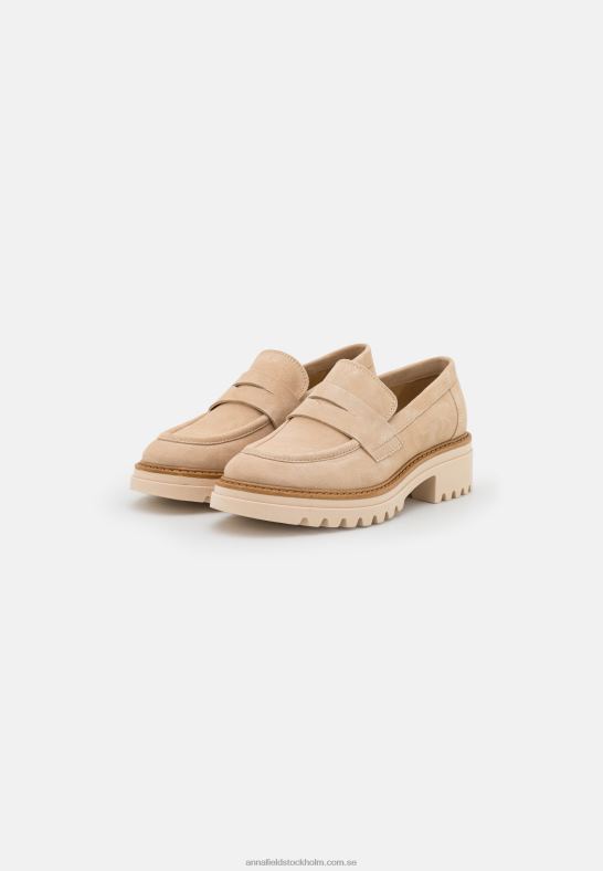 läder slip-ons beige Anna Field 42BF61807 kvinnor