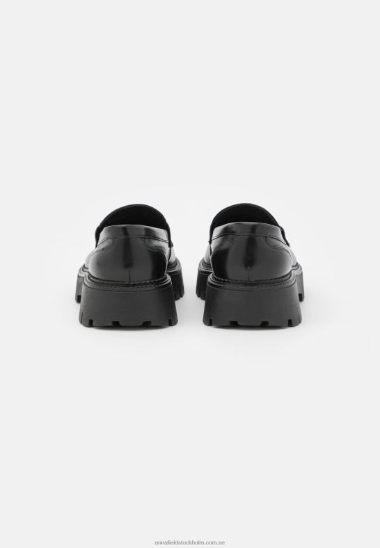 läder slip-ons svart Anna Field 42BF61791 kvinnor