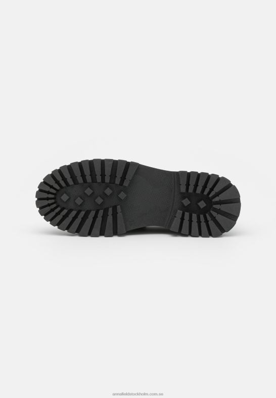 läder slip-ons svart Anna Field 42BF61791 kvinnor